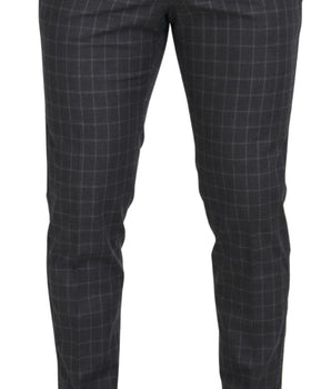 Dolce &amp; Gabbana gray cotton chino pants