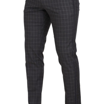 Dolce &amp; Gabbana gray cotton chino pants