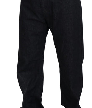 Dolce & Gabbana Black Washed Cotton Men Casual Denim Jeans