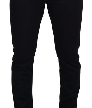 Dolce & Gabbana Black Cotton Skinny Casual Denim Jeans