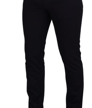 Dolce & Gabbana Black Cotton Skinny Casual Denim Jeans