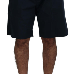 Dolce &amp; Gabbana Elegant Blue Cotton Blend Shorts