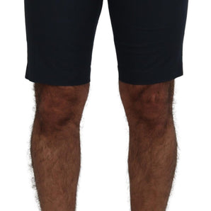 Dolce &amp; Gabbana Elegant Blue Cotton Blend Shorts