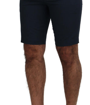 Dolce & Gabbana Blue Bermuda Low Waist Men Shorts