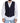 Dolce & Gabbana Dark Blue Wool Stretch Waistcoat Formal Vest