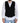 Dolce & Gabbana Black Cotton Double Breasted Waistcoat Vest