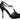 Dolce &amp; Gabbana Elegant Black Stiletto Heeled Sandals