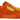 Dolce & Gabbana Chic Orange Suede Lace-Up Sneakers