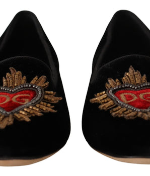 Dolce &amp; Gabbana Zapatos planos elegantes de charol