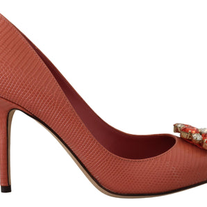 Dolce & Gabbana Exotic Leather Heels Pumps in Pink