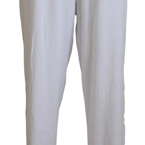 John Galliano Elegant Wide Leg Cotton Pants