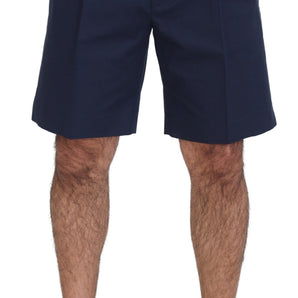 Dolce &amp; Gabbana Elegant Blue Chino Shorts