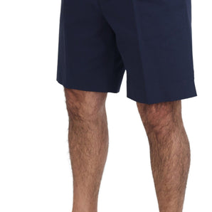 Dolce &amp; Gabbana Elegant Blue Chino Shorts