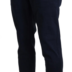 Domenico Tagliente Elegant Sapphire Dress Pants for Men