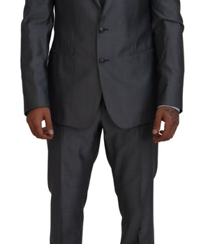 Dolce & Gabbana Gray SICILIA 3 Piece Slim Fit Suit