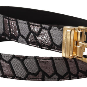 Dolce &amp; Gabbana Multicolor Leather Statement Belt