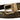 Dolce & Gabbana Black Two-toned Leather Gold Engraved Buckle Belt