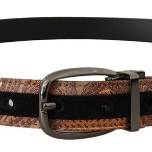 Dolce &amp; Gabbana Multicolor Leather Signature Belt