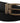 Dolce & Gabbana Black Grosgrain Leather Bronze Metal Belt