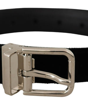 Dolce &amp; Gabbana Elegant Grosgrain Leather Belt