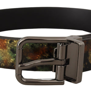 Dolce &amp; Gabbana Elegant Dual-Tone Leather Belt