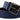 Dolce & Gabbana Elegante Cinturón de Piel Azul con Hebilla Plateada