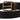 Dolce & Gabbana Black Leather Brass Metal Box Buckle Belt
