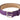 Dolce & Gabbana Elegant Purple Leather Belt with Logo Buckle