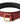 Dolce & Gabbana Red Leather Gold Logo Engraved Metal Buckle Belt