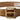 Dolce &amp; Gabbana Bronze Leather Belt with Gold-Toned Buckle