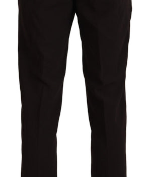 BENCIVENGA Brown Straight Fit Formal Men Pants
