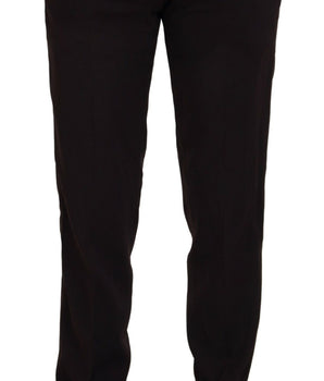 BENCIVENGA Brown Straight Fit Formal Men Pants