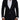 Dolce &amp; Gabbana Elegante blazer negro de un solo pecho