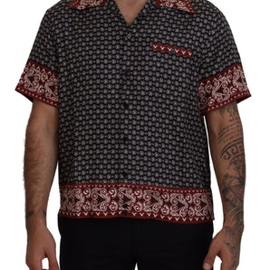 Dolce & Gabbana Elegant Multicolor Silk Casual Shirt