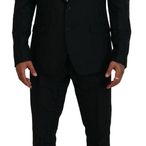 Dolce & Gabbana Black Martini Slim Fit Designer Suit