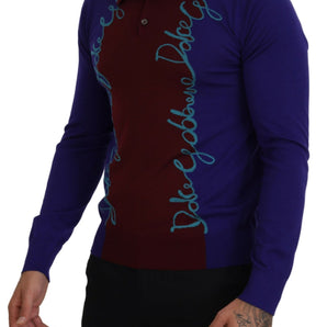 Dolce &amp; Gabbana Multicolor Virgin Wool Silk Pullover Sweater