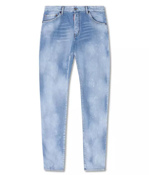 Dsquared² Cool Guy vaqueros azul claro con salpicaduras