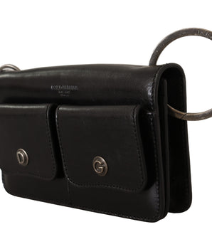 Dolce &amp; Gabbana Elegant Mini Leather Wallet in Timeless Black