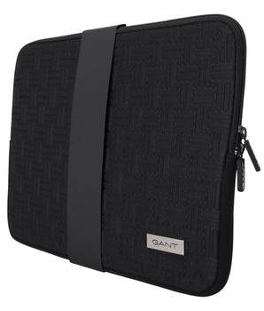 Gant Black Padded Pouch Bag Zipper Cover Sleeve Case