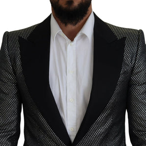 Dolce &amp; Gabbana Blazer elegante de jacquard con botonadura única