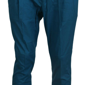 Dolce &amp; Gabbana Casual Blue Chinos Trousers Pants