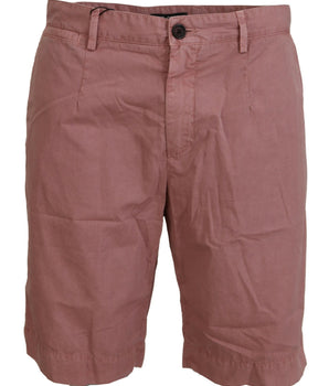 Dolce &amp; Gabbana Pink Chinos Cotton Casual Mens Shorts