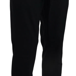 Dolce &amp; Gabbana Elegant Slim Fit Dress Pants in Blue