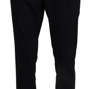 Dolce &amp; Gabbana Elegant Slim Fit Dress Pants in Blue