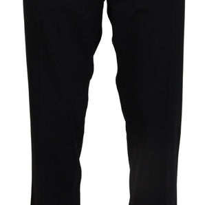 Dolce & Gabbana Elegant Slim Fit Wool Blend Trousers