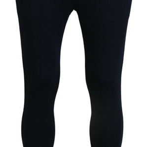 Dolce & Gabbana Elegant Blue Casual Track Sweatpants