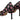 Prada Black Leather Floral Heels Stilettos Pumps