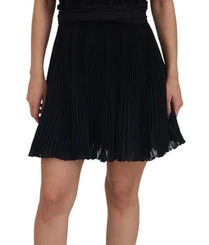 Dolce &amp; Gabbana Minivestido elegante de corte A con detalles de encaje