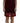 Dolce & Gabbana Maroon Nylon Two Layer Shift Mini Dress