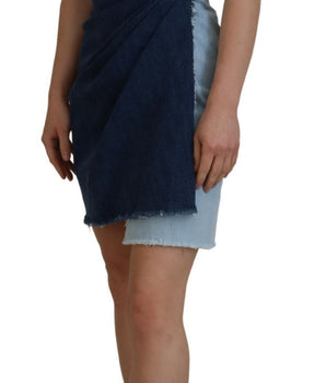 Dolce &amp; Gabbana Vestido tubo vaquero chic en dos tonos